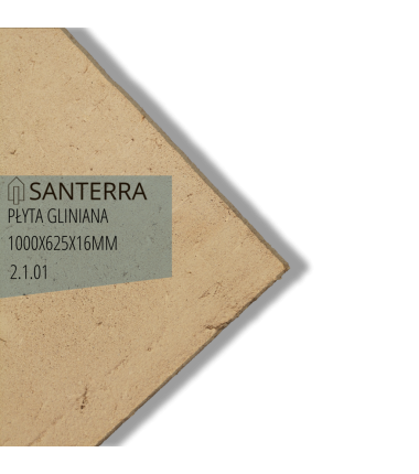 Santerra - Płyta gliniana NATURAL 16 mm